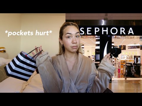 SHOP WITH ME 🛍️ Sephora haul + get ready with me