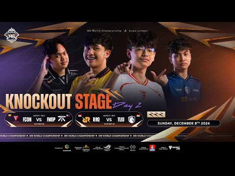 🔴 LIVE | MLBB M6 World Championship | Knockout Stage Day 2