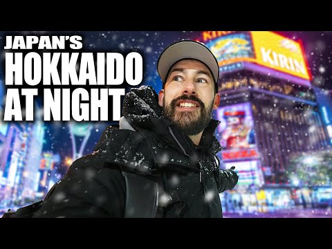 Exploring Sapporo at Night | Hokkaido Japan