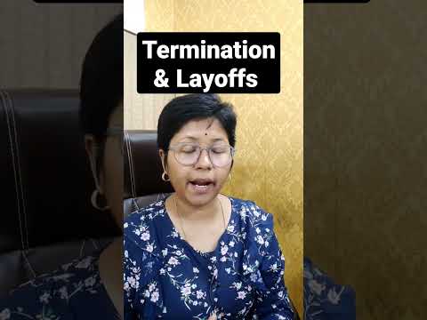 Termination & Layoffs Difference #shorts #sushmitamadhu