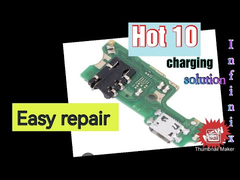 Hot 10 charging problem ,slow charging problem