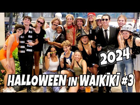 Fun Halloween in Waikiki #3 | Amazing Costumes | Hawaii Halloween | October 31, 2024