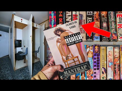 Exploring an ABANDONED Retro Adult Video Store - EVERYTHING LEFT BEHIND!