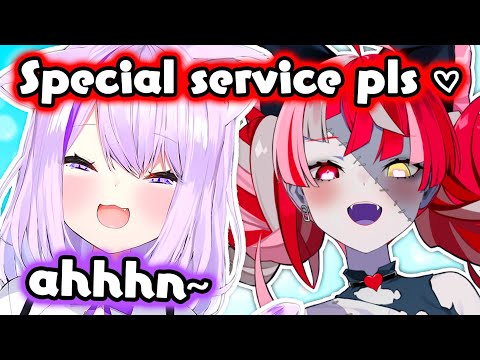 Ollie was not prepared for Okayu's special service