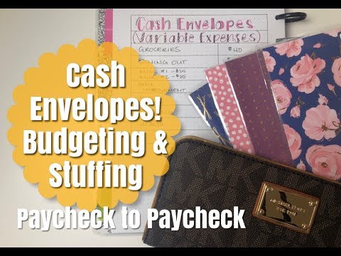 Stuffing Cash Envelopes | Budget with Me | Real Numbers