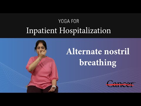 Alternate nostril breathing