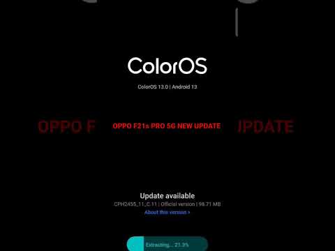 OPPO F21s PRO 5G NEW UPDATE AVAILABLE #oppof21spro5g #android14 #shorts