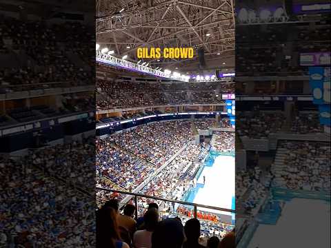 Gilas Crowd vs NZ - Kaway kaway sa mga nandito sa Arena | #gilaspilipinas #basketball #fibaworldcup