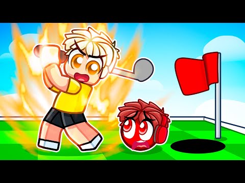 Roblox Golf but you are the Ball