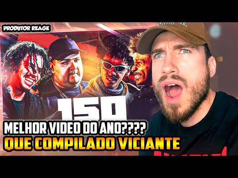 (MELHOR VIDEO DO ANO?) PRODUTOR REAGE 150 RIMAS ABSURDAS nas BATALHAS! 🔥(REACT)