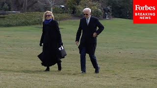 BREAKING NEWS: President Biden And First Lady Dr. Jill Biden Return To The White House