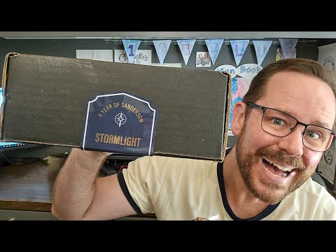 UNBOXING STORMLIGHT!: Watch me open my Year of Sanderson Stormlight Box!