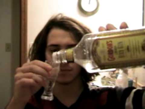 A Gentleman Takes a Shot of Gin through his Nostril