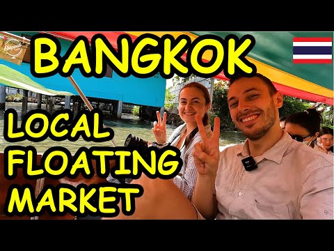 🇹🇭 Bangkok's Local Floating Market & Dragon Temple