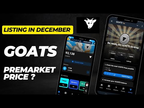 Goats Airdrop | Goats Listing Date ? | Goats Premarket Price ? | Real or Fake