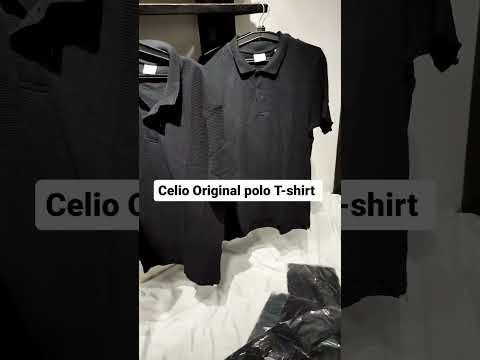 Celio Original polo tshirt 80% off Available in Black @chinarastore