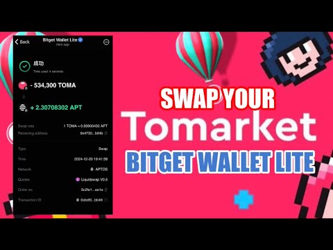 How To Swap your $Toma To $Aptos  Using  Bitget Wallet Lite