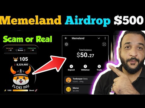 Memeland Airdrop Claim Listing & Snapshot | Memeland Real or Fake ?