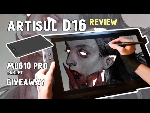 ARTISUL D16 review | Speedpaint (CLIPSTUDIO)