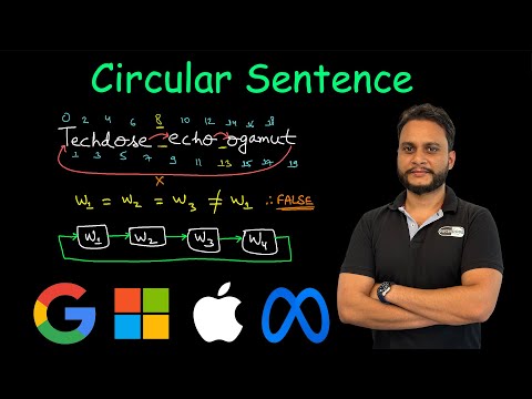 Circular Sentence | Leetcode 2490