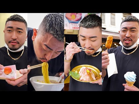 【爆食】減量終え、築地で最高の朝ご飯を食べた！#vlog 【場外市場】