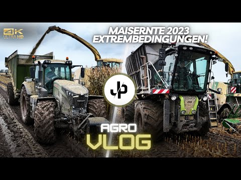 Extrembedingungen im Mais 2023! 🤯 Schlammschlacht! || JP Agrar