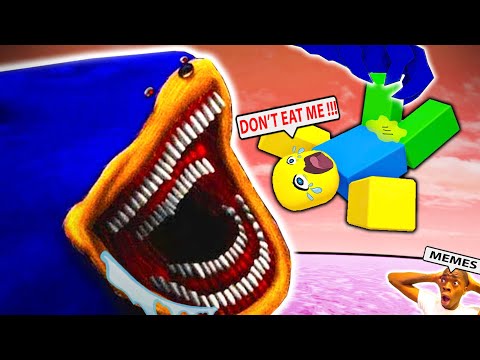 Roblox SUPER SONIC - Shin Sonic Tapes Funny Moments | Roblox Sonic Games