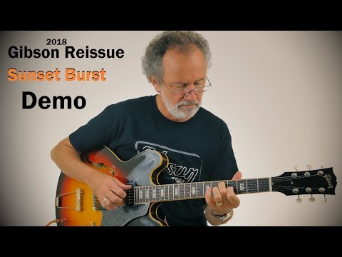 2018 Gibson ES-330 Reissue Guitar in a Sunset Burst Demo!