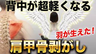 海外で600万再生された！背中に翼が生えるほど軽くなる肩甲骨剥がし😇