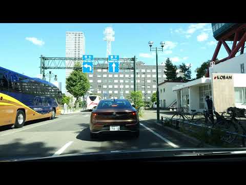 Sapporo 4K/60p drive, down town drift 2024/09/12