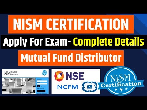 How to apply for NISM Exam | nism mutual fund distributor | nism exam apply