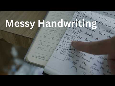 why I prefer messy handwriting to neat