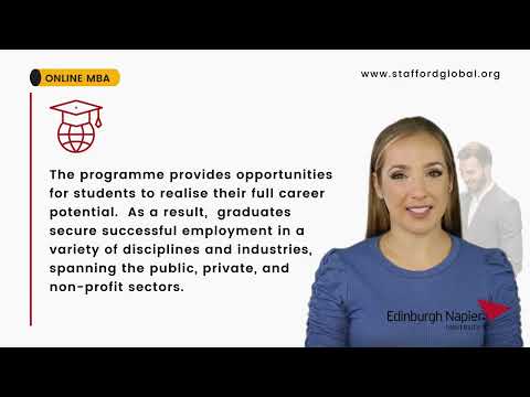 Online MBA – Edinburgh Napier University