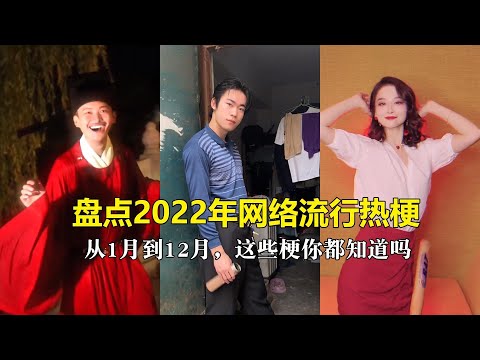 盘点2022年网络流行热梗，这样梗你知道几个，网友：这逝去的记忆