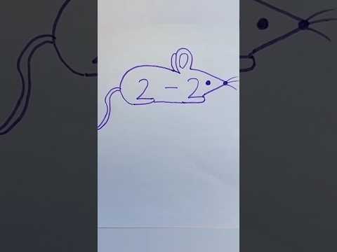 Easy mouse drawing| easy drawing for kids