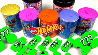 12X🤯🔥 Hot Wheel Color Reveal Color Shifters: 2 MONSTER TRUCKS and 5X2 CARS asmr