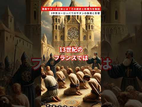 悪魔サタンの正体とは？その歴史と影響力を解説　3:中世ヨーロッパでのサタンの象徴と影響 #雑学 #サタン #悪魔