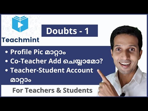 How to change account Teacher 》《 Student | Teachmint App | How to change profile pic in teachmint