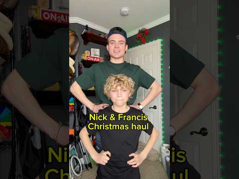 Nick and Francis Christmas haul!