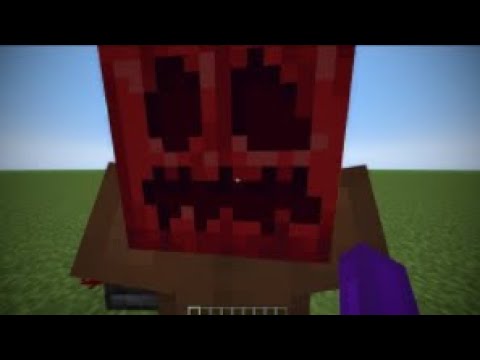 How to make scary jumpscare door in minecraft #shorts