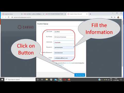 How to login on canvas for faculty development program of SNDT