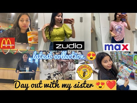 Humne ki bhut sari shopping 🛍️ | Day out with my sister | Kaha kaha gye hum? 🤔 || JV22 #jaatnivlog