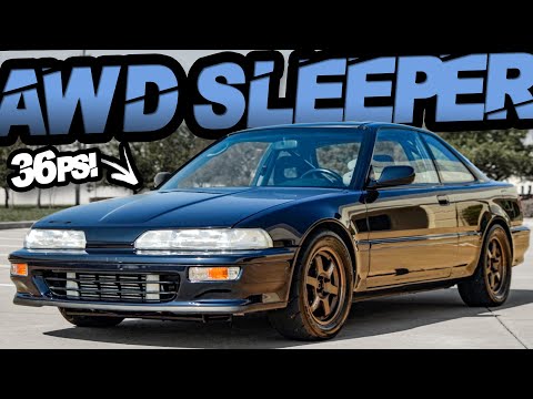 AWD B-Series Turbo Acura Integra SLEEPER "The PERFECT DA9 Build" (Non-VTEC 9 Second 1/4 Mile!)