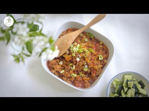 【立夏】香炒番茄肉末｜Fry Tomato Minced Meat｜下班後的餐桌料理｜4K 【Cooking ASMR】