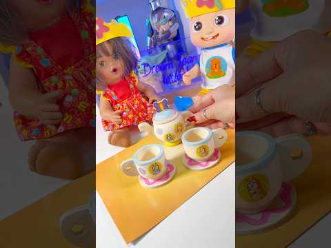 Bluey Paint & Play Tea Party #bluey #asmr #crafts