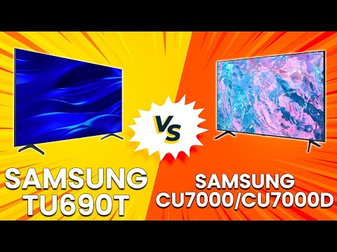 Samsung TU690T vs Samsung CU7000/CU7000D - Which TV Should You Choose? (Detailed Comparison!)