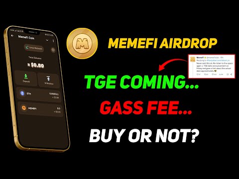 Memefi mining end - Memefi gas fee buy or not - Memefi new update - Hassan Crypto Official