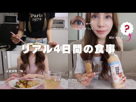 食事vlog )体調復活したからまたアプデ頑張る🙆‍♀️🎀毎日メイクでの悲劇💥雑談多め🎤