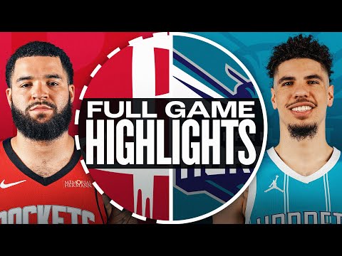 ROCKETS at HORNETS | FULL GAME HIGHLIGHTS | December 23, 2024