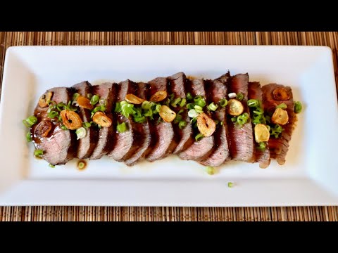 Beef Steak with Garlic Soy-Butter Sauce - Japanese Cooking 101